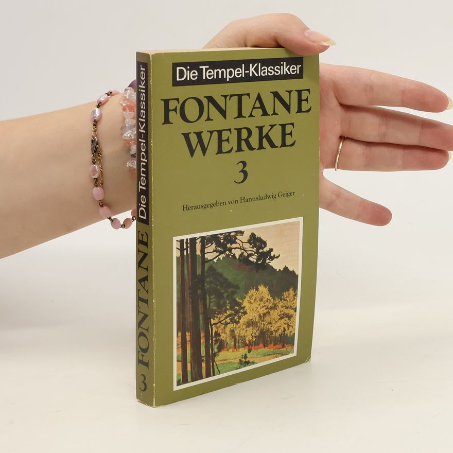 Theodor Fontane Fontane Werke 3