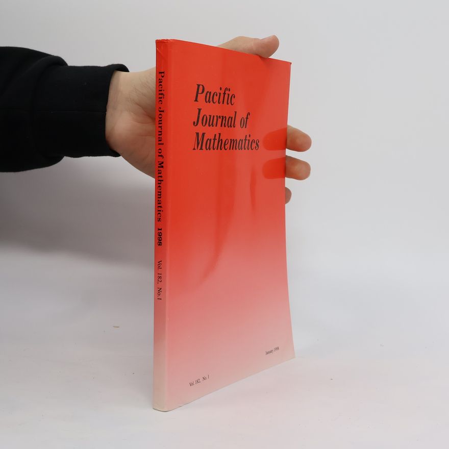 Kolektiv autorů Pacific Journal of Mathematics 1/1998