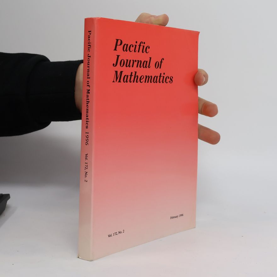 Auteurscollectief Pacific Journal of Mathematics Vol.172, No.2