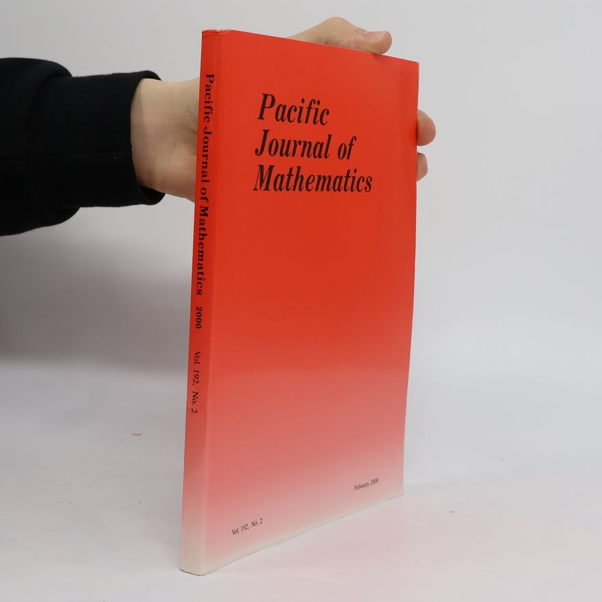 Kolektiv autorů Pacific Journal of Mathematics 2/2000