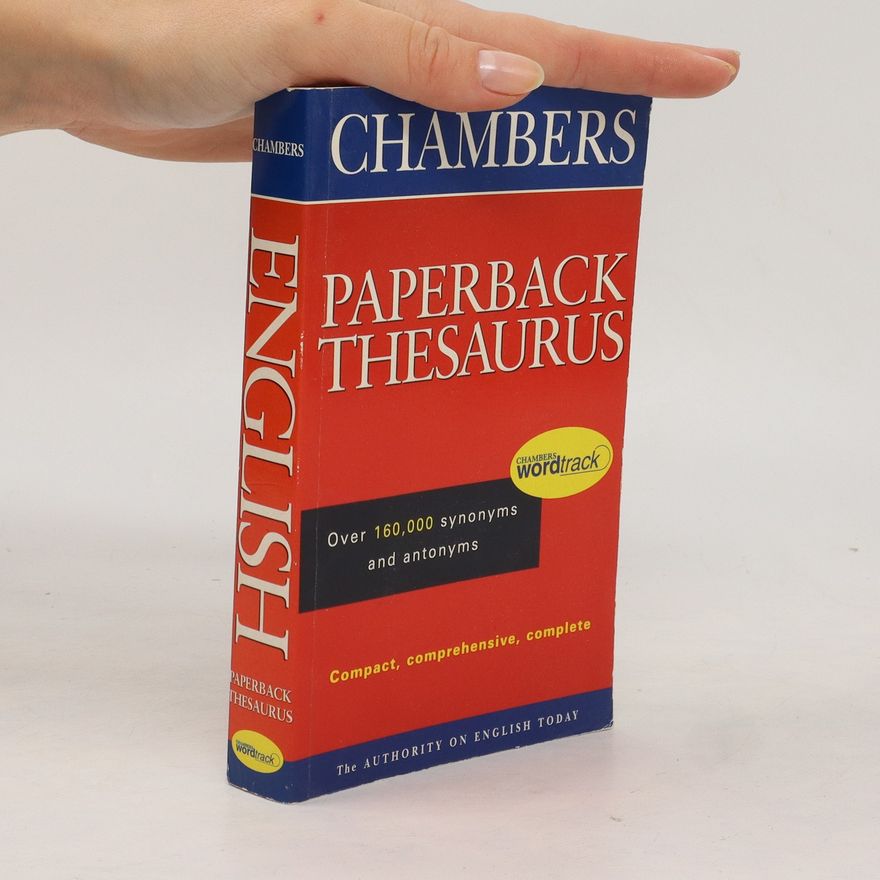Martin Manser Chambers Paperback Thesaurus. English