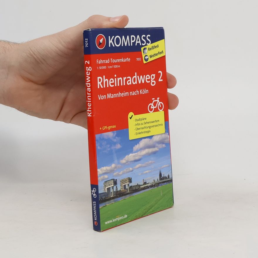 Autorenkollektiv Kompass Fahrrad-Tourenkarte Rheinradweg. Tl.2