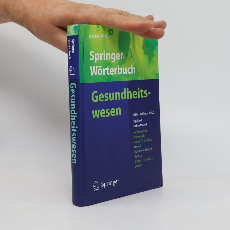Jan Carels Springer Wörterbuch Gesundheitswesen