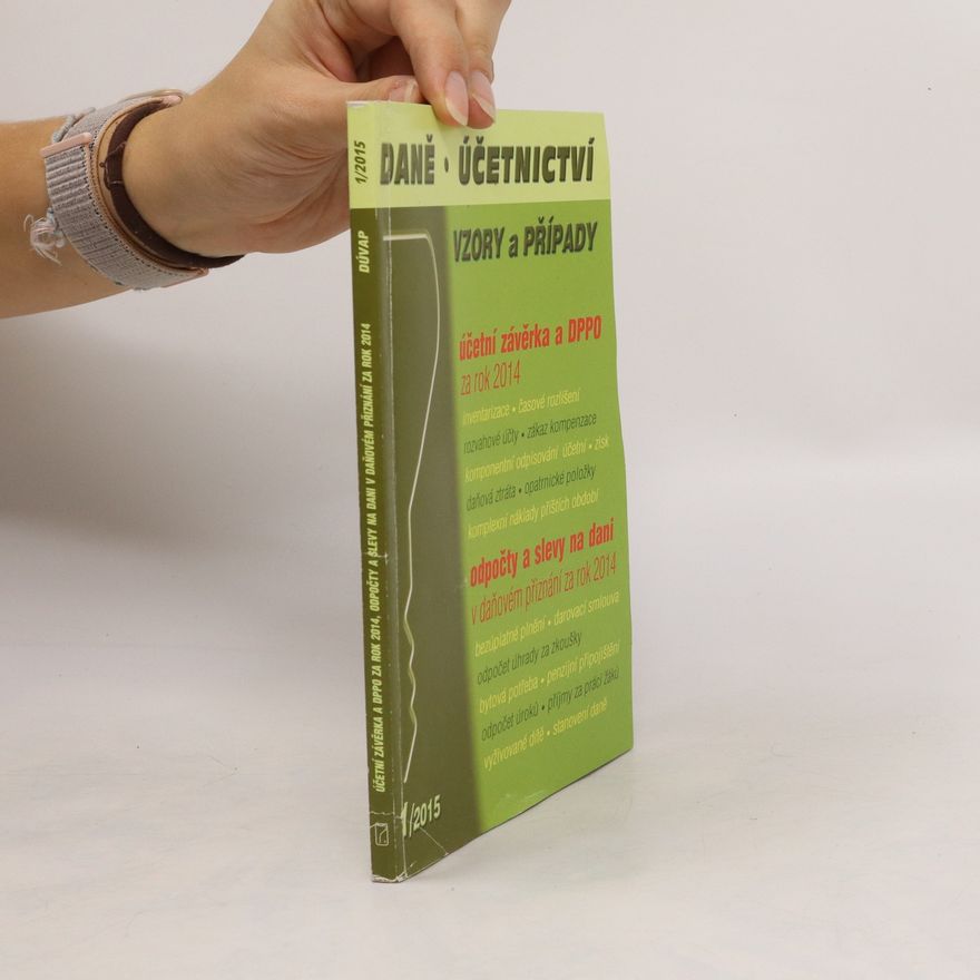 Autorenkollektiv Daně, účetnictví 1/2015