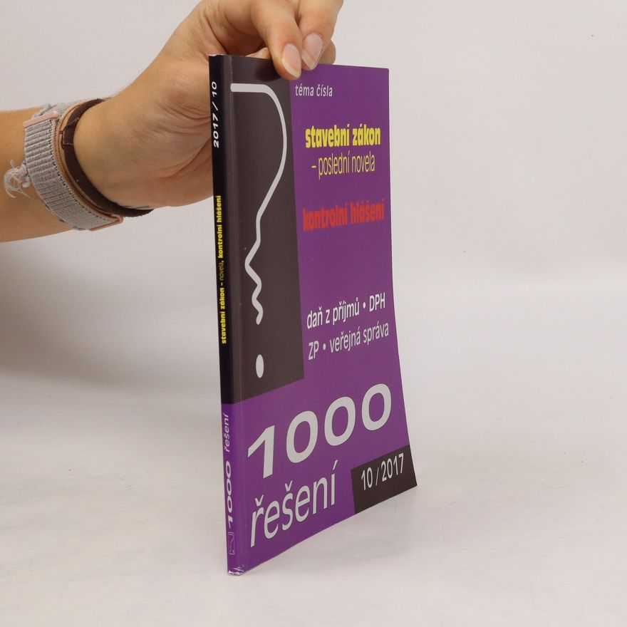 Auteurscollectief 1000 řešení. Stavební zákon 10/2017