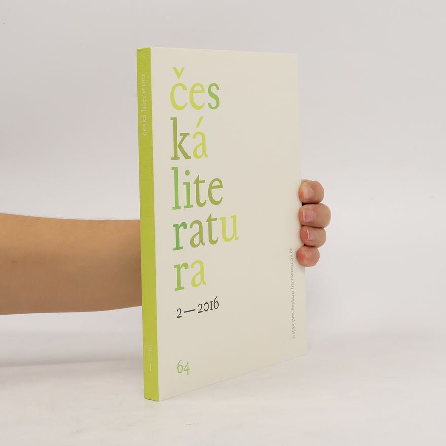 Various authors Česká literatura 2/2016