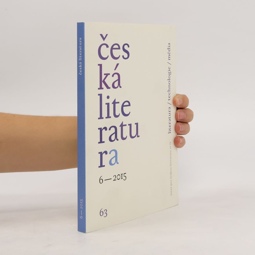 Various authors Česká literatura 6/2015