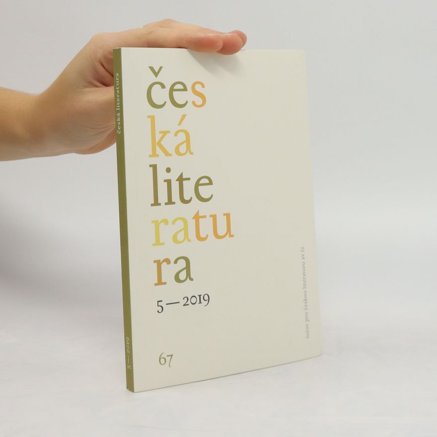 Various authors Česká literatura 05/2019