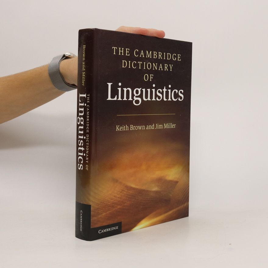 Jim Miller The Cambridge Dictionary of Linguistics
