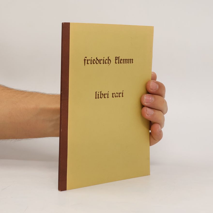 Friedrich Klemm Libri rari