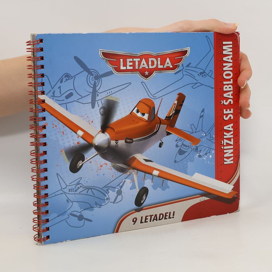 Walt Disney Letadla - Knížka se šablonami