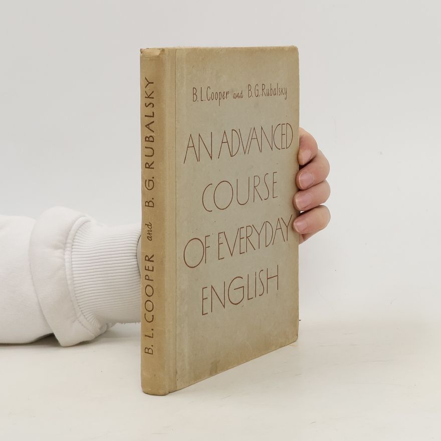 B. G. Rubalsky An Advanced Course of Everyday English