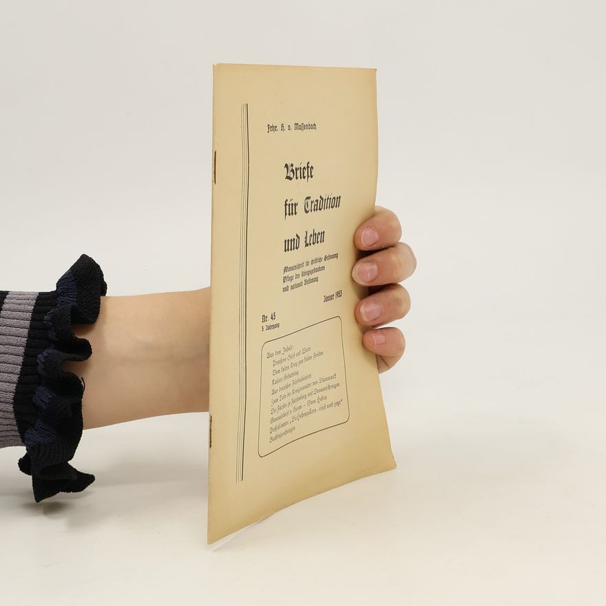 Autorenkollektiv Briefe für Tradition und Leben
