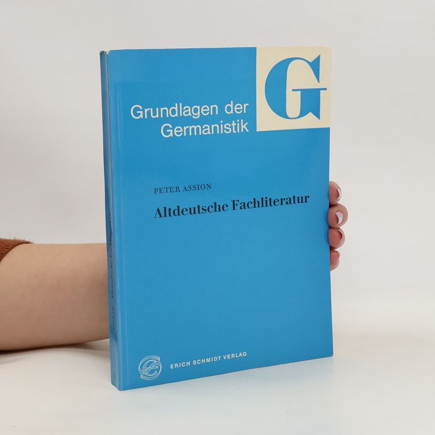 Peter Assion Altdeutsche Fachliteratur