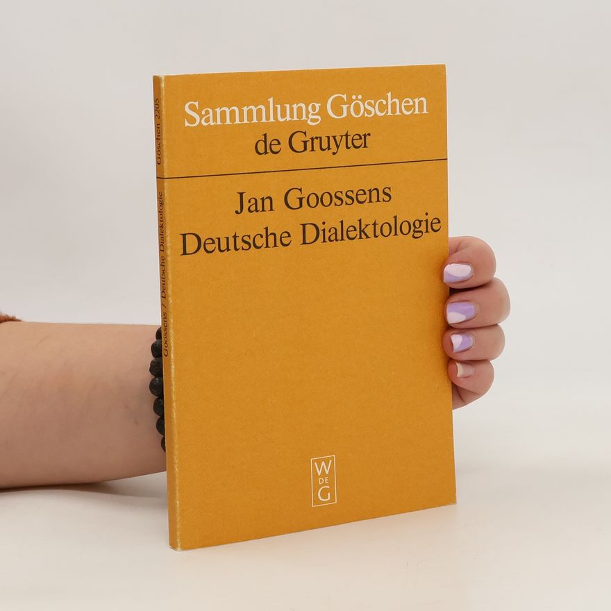 Jan Goossens Deutsche Dialektologie