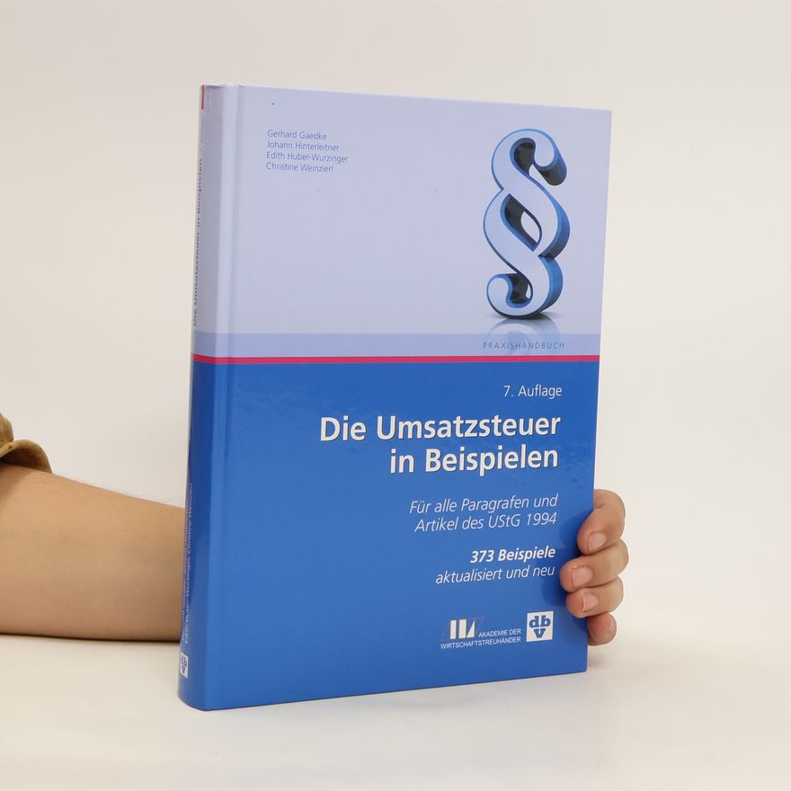 Gerhard Gaedke Die Umsatzsteuer in Beispielen