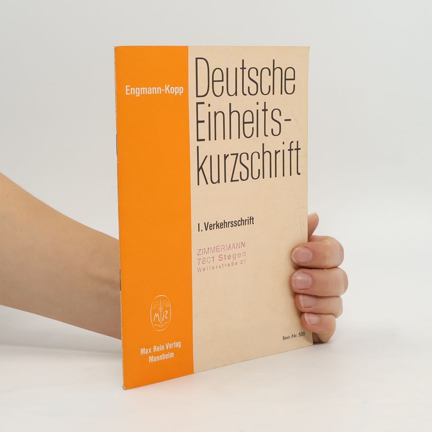 Autorenkollektiv Deutsche Einheits-Kurzschrift