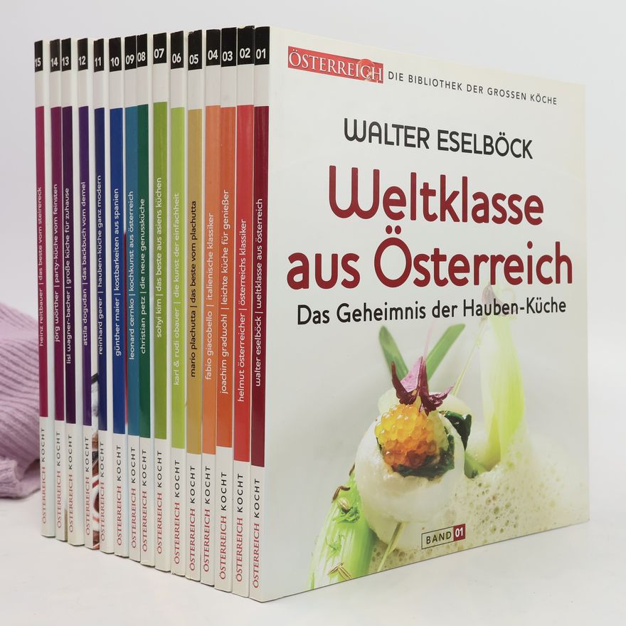 Kolektiv autorů Österreich Kocht. Die Bibliothek Der Grossen Köche 1-15