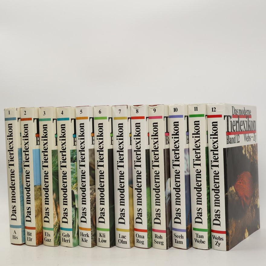 Various authors Das moderne Tierlexikon A-Zy 1-12