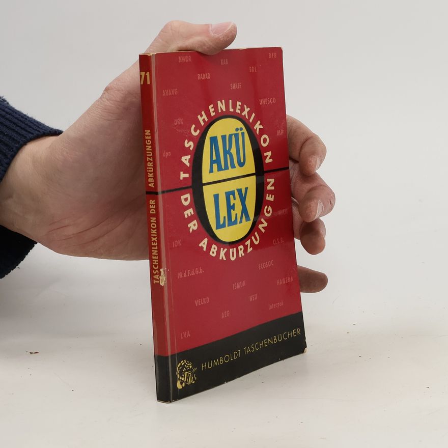 Hans Rothe Akülex. Taschenlexikon der Abkürzungenennzeichen