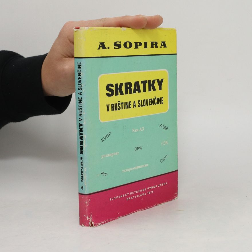 Andrej Sopira Skratky v ruštine a slovenčine