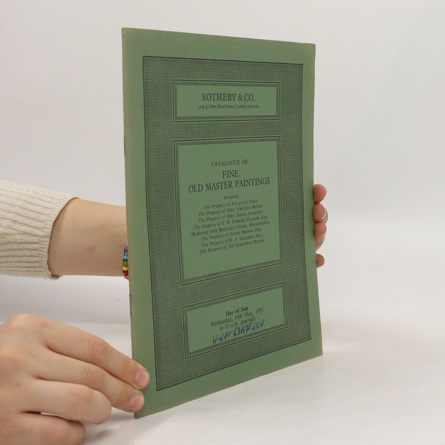 Autorenkollektiv Catalogue of Fine Old Master Painting