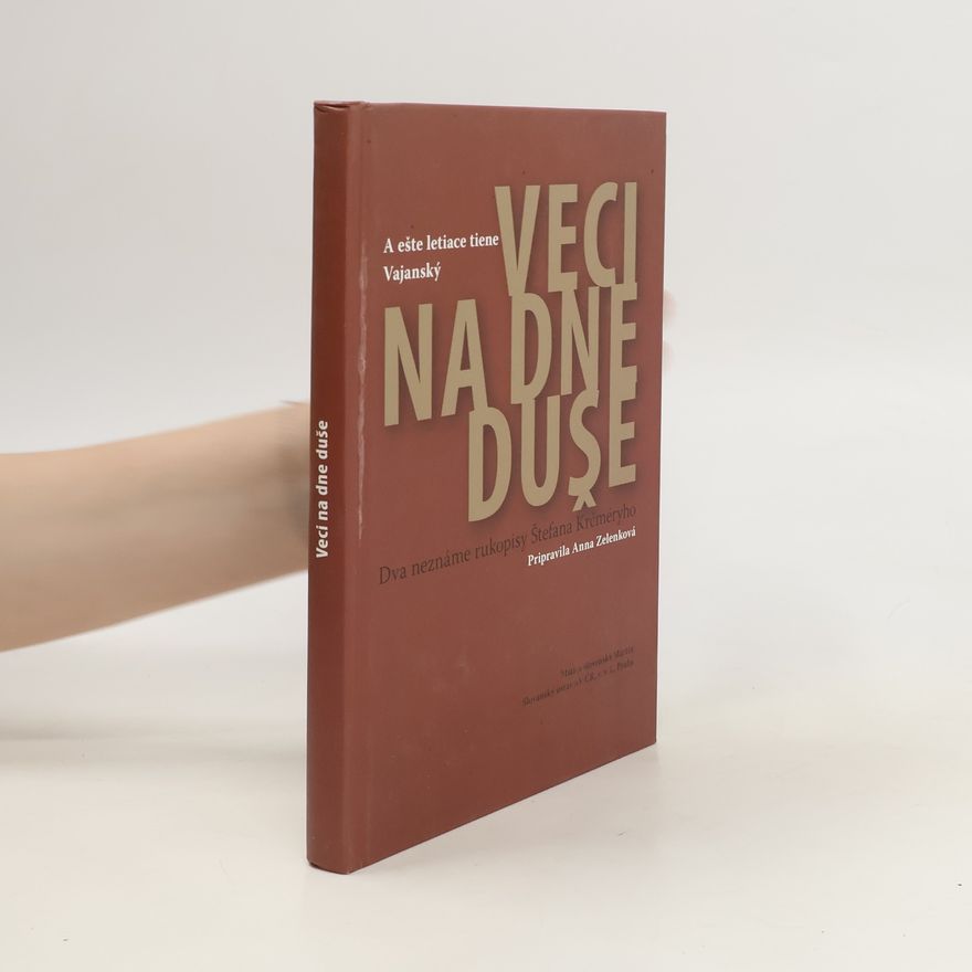Štefan Krčméry Veci na dne duše