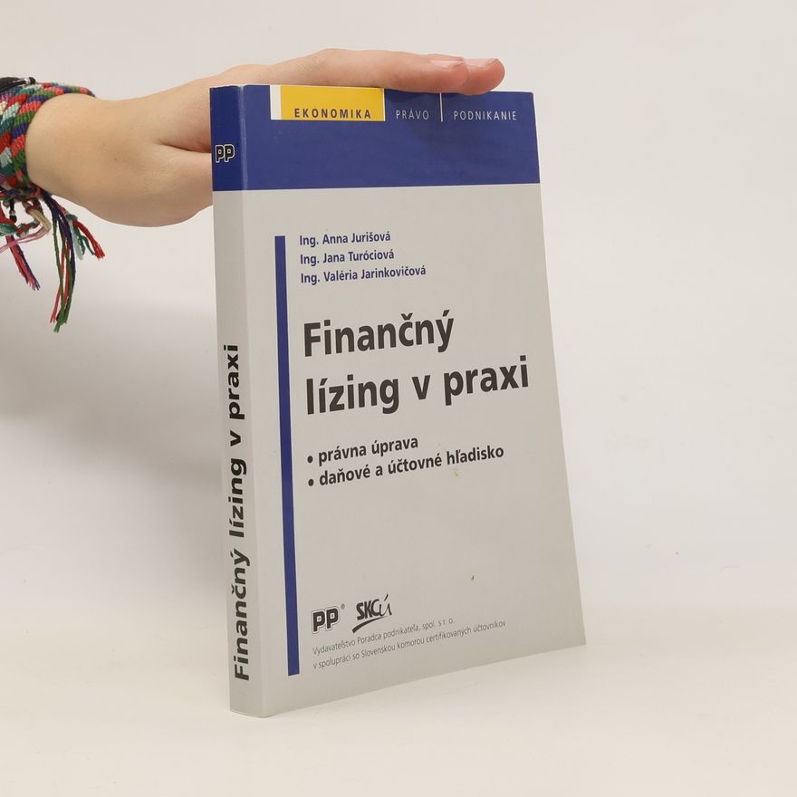 Valéria Jarinkovičová Finančný lízing v praxi