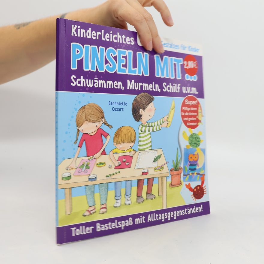 Bernadette Cuxart Pinseln mit Schwämmen, Murmeln, Schilf