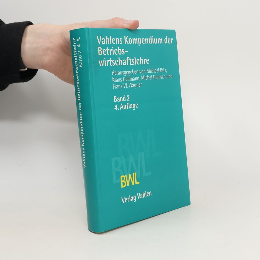 Autorenkollektiv Vahlens Kompendium der Betriebswirtschaftslehre