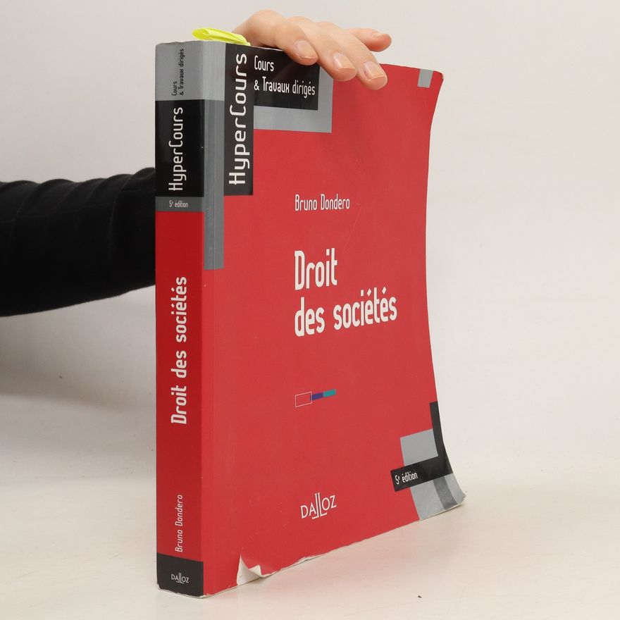 Bruno Dondero Droit des sociétés