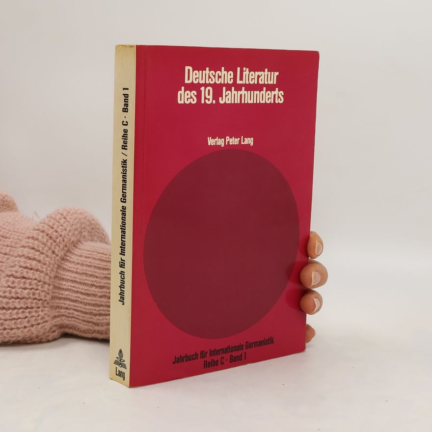 Gotthart Wunberg Deutsche Literatur des 19. Jahrhunderts
