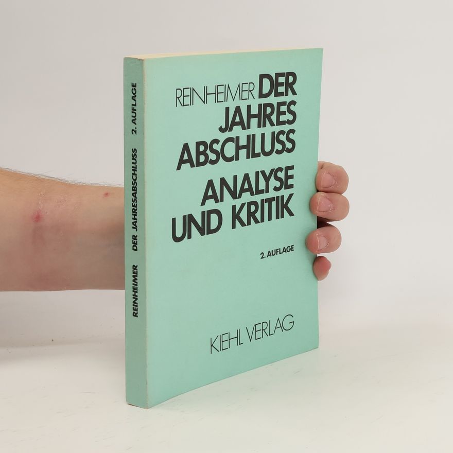 Hans Reinheimer Der Jahresabschluss