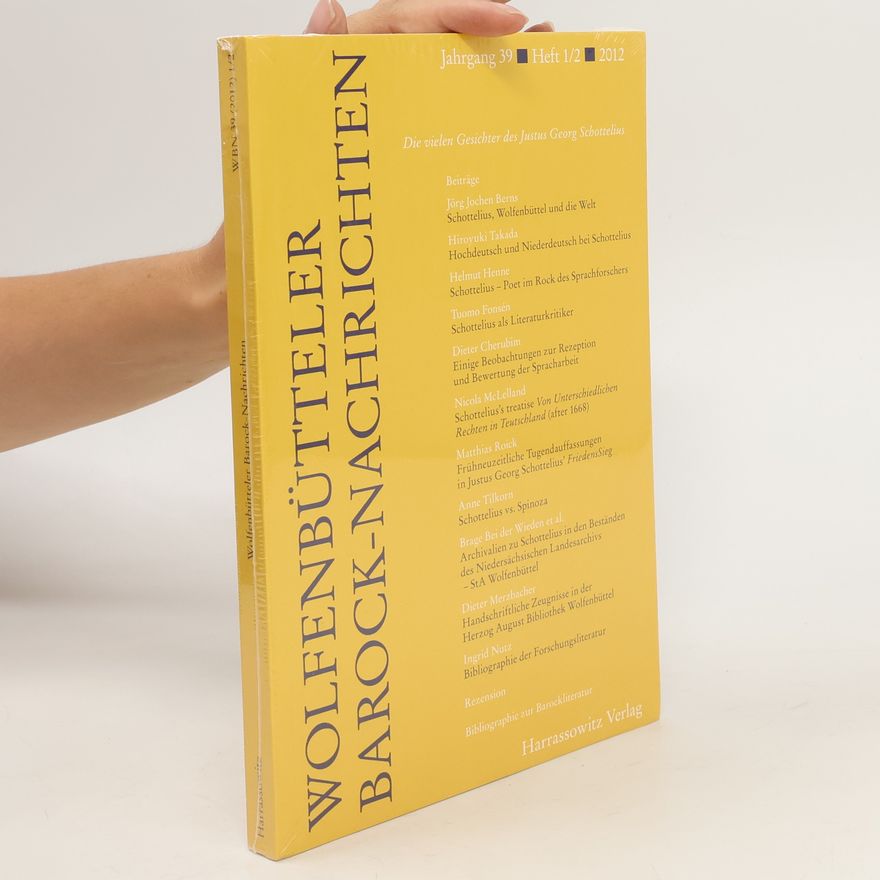 Autorenkollektiv Wolfenbütteler Barock-nachrichten 39