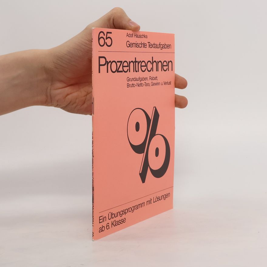 Adolf Hauschka Prozentrechnen 65