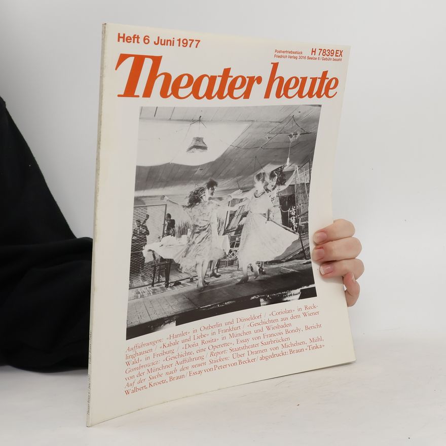 Autorenkollektiv Theater heute 6 Juni 1977