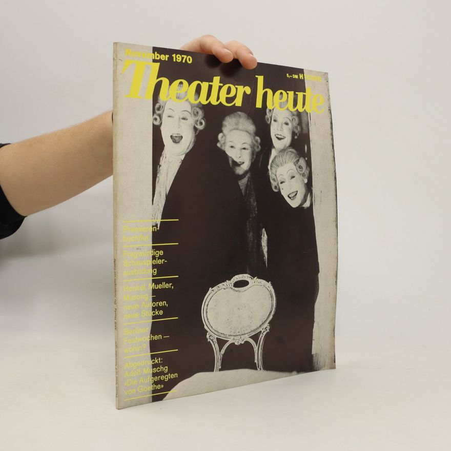 Autorenkollektiv Theater heute 11/1970