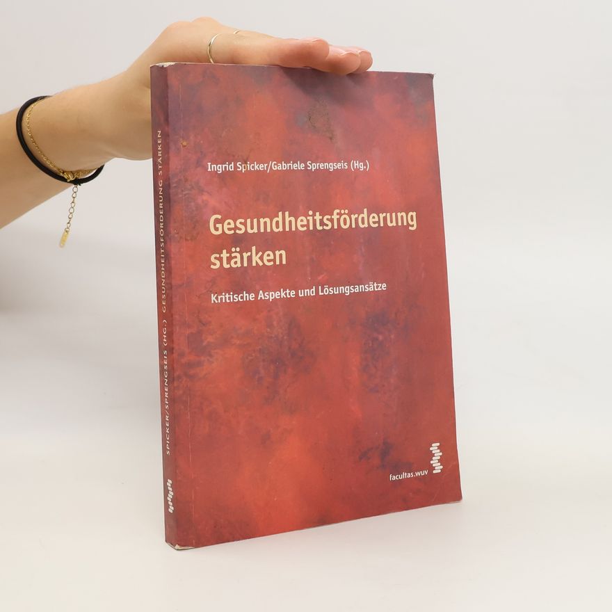 Ingrid Spicker Gesundheitsförderung stärken