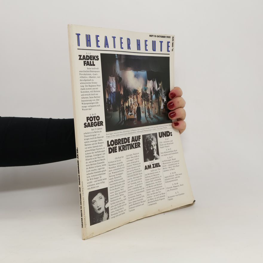 Autorenkollektiv Theater heute. 10/1981.