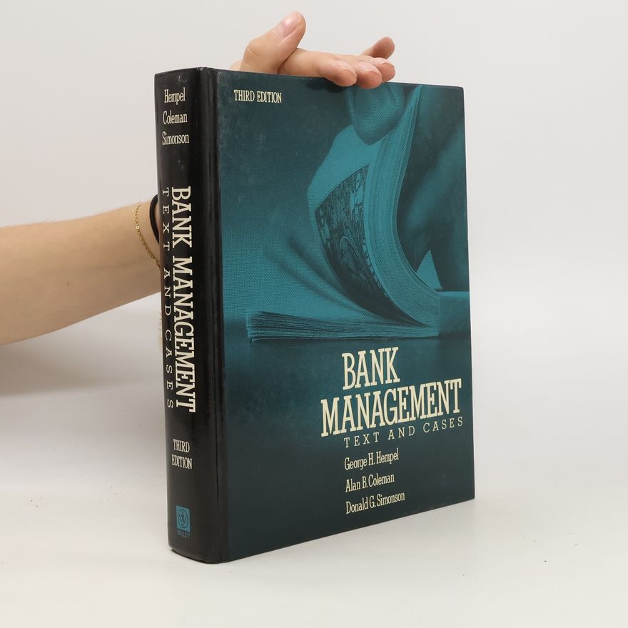 Alan B. Coleman Bank Management: Text and Cases
