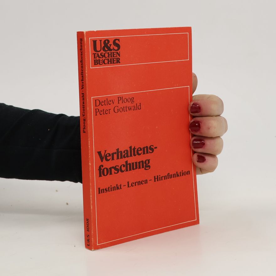 Detlev Ploog Verhaltensforschung