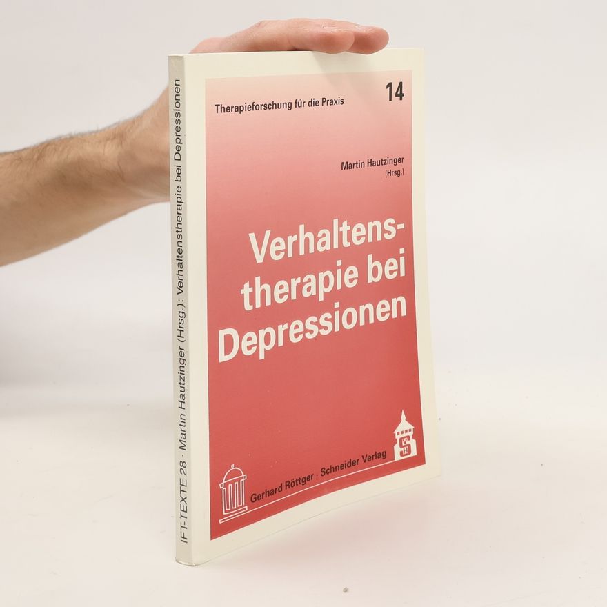 Martin Hautzinger Verhaltenstherapie bei Depressionen