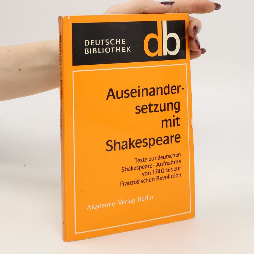 Wolfgang Stellmacher Auseinandersetzung mit Shakespear