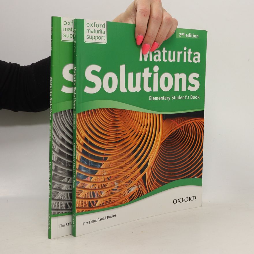 Paul A. Davies Maturita Solutions Elementary Student's Book + Workbook.
