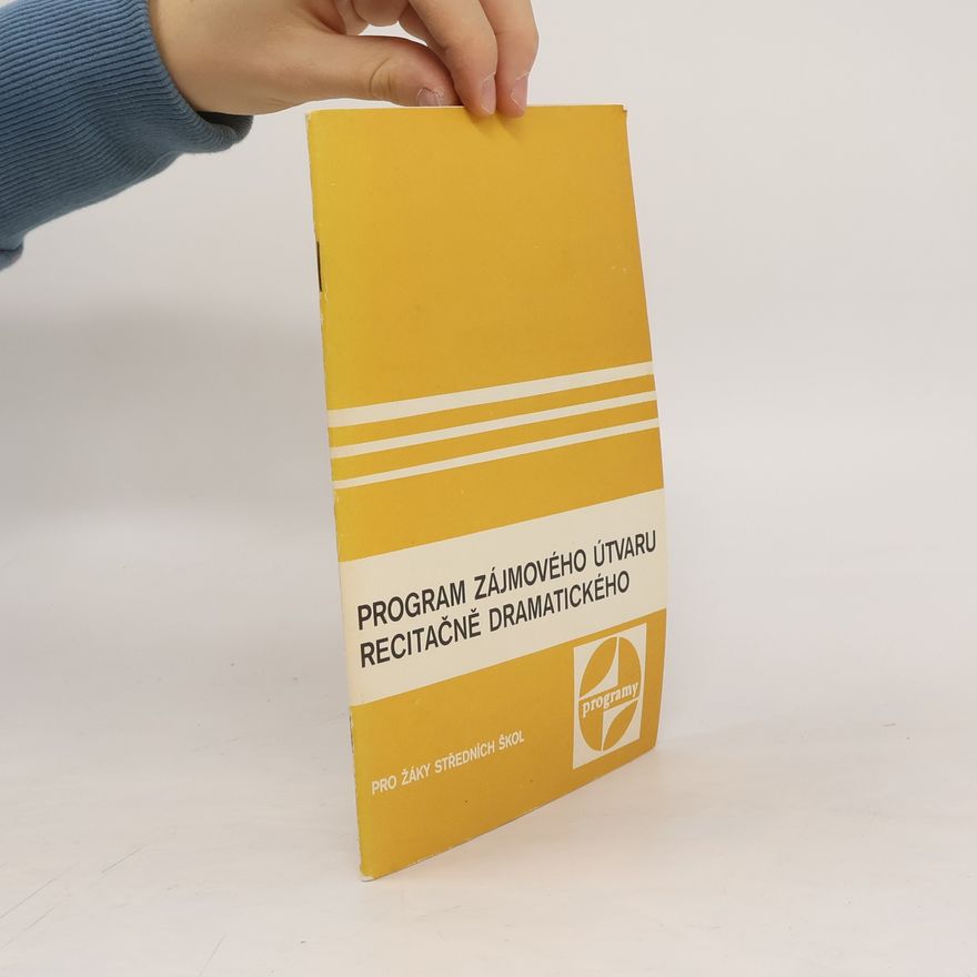 Kolektiv autorů Program zájmového útvaru recitačně dramatického