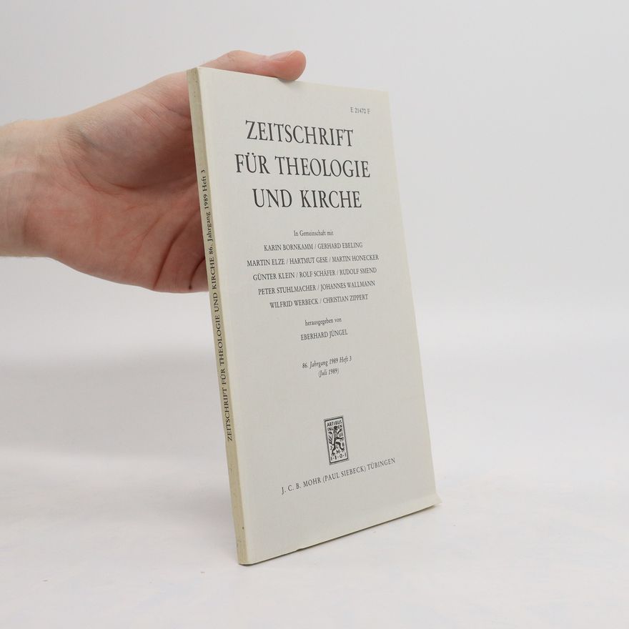 Autorenkollektiv Zeitschrift für Theologie und Kirche 86