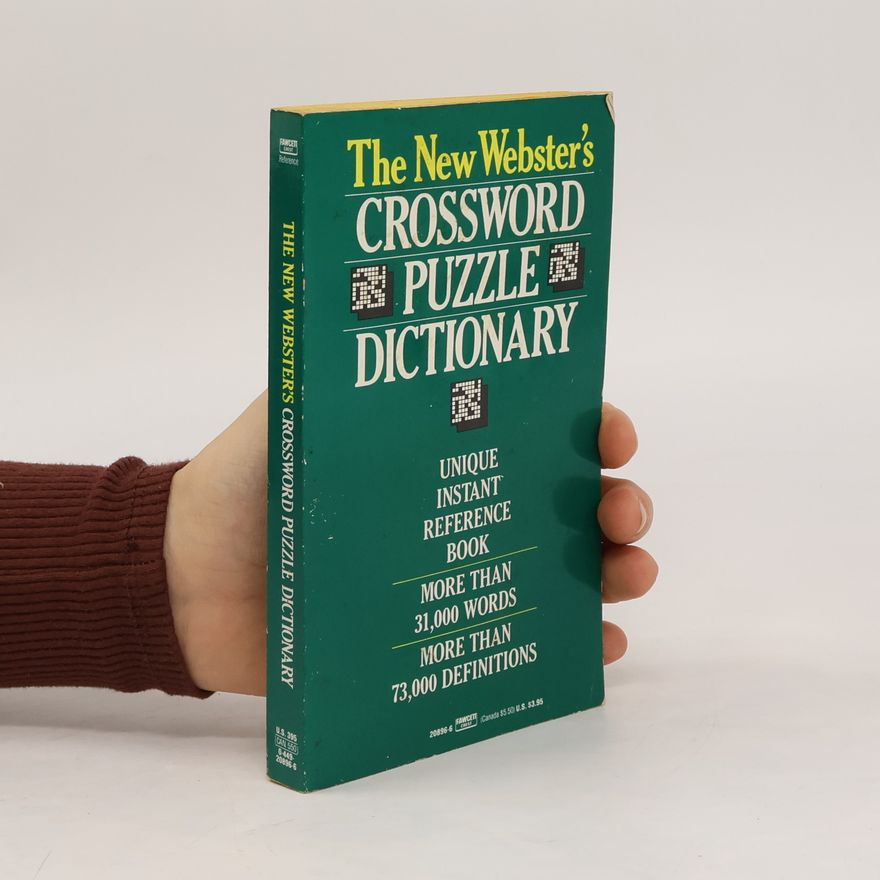 Betty Meinicove The New Webster's Crossword Puzzle Dictionary