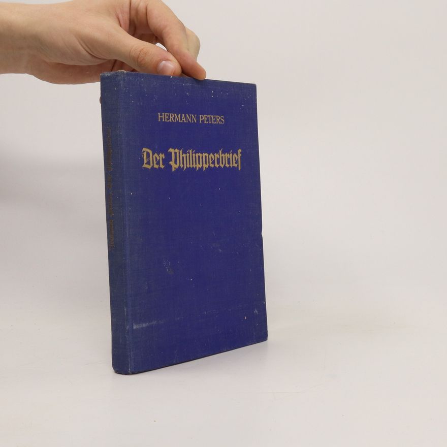 Hermann Peters Der Philipperbrief