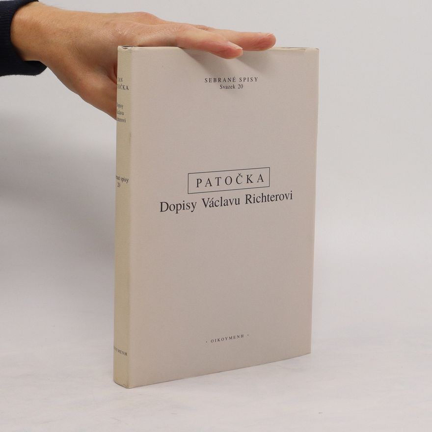 Jan Patočka Dopisy Václavu Richterovi
