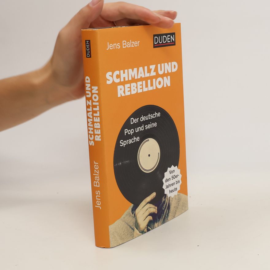 Jens Balzer Schmalz und Rebellion